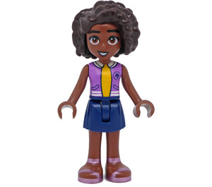 LEGO Aliya (Medium Lavendel Jack met Wit Trim) Minifiguur