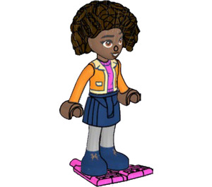 LEGO Aliya met Skis Minifiguur