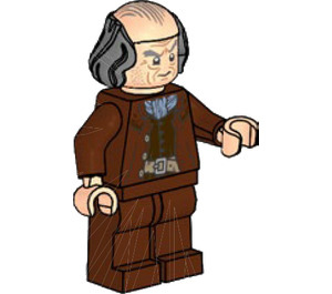 LEGO Argus Filch met Reddish Bruin Pak met Eenvoudig Benen Minifiguur