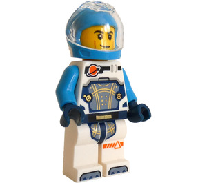 LEGO Astronaut met Donker azuurblauw Ruimtehelm Minifiguur