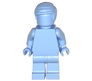 LEGO Awesome Bright Licht Blauw Monochrome Minifiguur