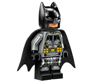 LEGO Batman met Dark Stone Grijs Pak en Gold Riem met Printed Benen Minifiguur