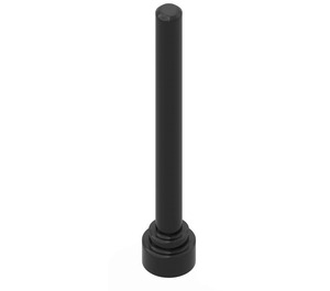 LEGO Zwart Antenne 1 x 4 (3957 / 28658)