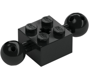 LEGO Steen 2 x 2 met Twee Bal Joints (17114)