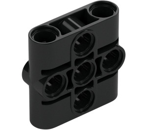 LEGO Zwart Connector Balk 1 x 3 x 3 (39793)