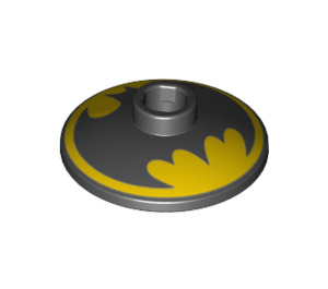 LEGO Dish 2 x 2 met Batman Symbol (4740 / 55056)