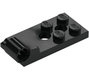 LEGO Scharnier Plaat Onderkant 2 x 4 met 4 Noppen (43056)