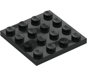 LEGO Zwart Plaat 4 x 4 (3031)