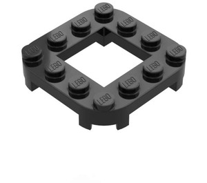 LEGO Plaat 4 x 4 x 0.7 met Afgeronde hoeken en 2 x 2 Open Midden (79387)