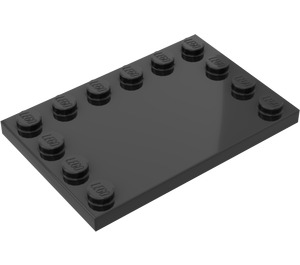 LEGO Tegel 4 x 6 met Noppen aan 3 Edges (6180)