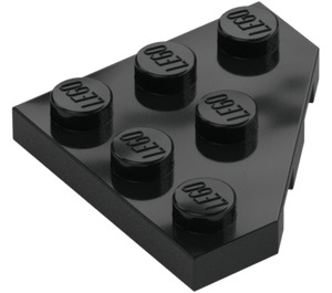 LEGO Wig Plaat 3 x 3 Hoek (2450)