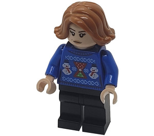 LEGO Zwart Widow met Kerstmis Trui Minifiguur