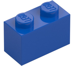 LEGO Blauw Steen 1 x 2 (3004 / 93792)