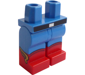 LEGO Heupen en benen met Rood Boots en Zwart Riem (Jay Garrick, Flash) (3815)