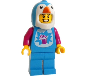 LEGO Boy met pinguïn Helm Minifiguur