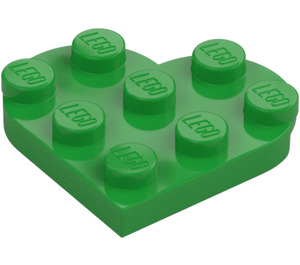 LEGO Plaat 3 x 3 Rond Hart (39613)