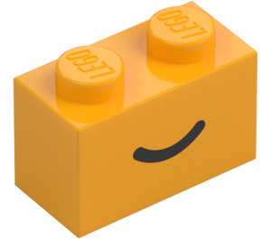 LEGO Steen 1 x 2 met Smile (102574 / 102701)