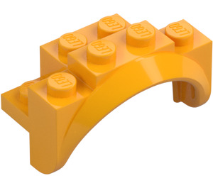 LEGO Spatbord Steen 2 x 4 x 2 met Wiel Boog (35789)