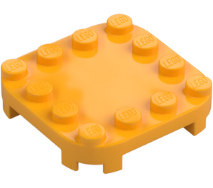 LEGO Plaat 4 x 4 x 0.7 met Afgeronde hoeken en Empty Middle (66792)