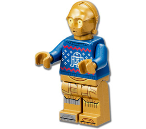 LEGO C-3PO met Kerstmis Trui Minifiguur