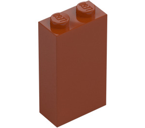 LEGO Donkeroranje Steen 1 x 2 x 3 (22886)