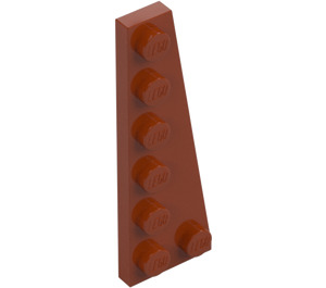 LEGO Wig Plaat 2 x 6 Rechts (78444)