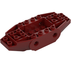 LEGO Voertuig Basis met 4 Pin Gaten (65186)