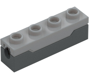 LEGO Steen 1 x 4 met Veer Shooting Mechanism (15400 / 72387)