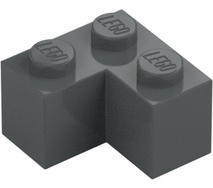 LEGO Donker steengrijs Steen 2 x 2 Hoek (2357)