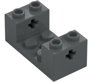 LEGO Steen 2 x 4 x 1.3 met As Bricks (67446)