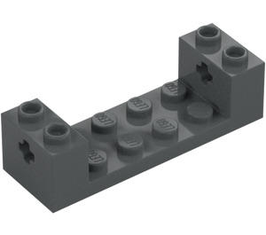 LEGO Steen 2 x 6 x 1.3 met As Bricks (3668)