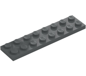 LEGO Donker steengrijs Plaat 2 x 8 (3034)