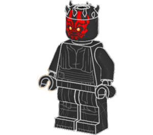 LEGO Darth Maul met Printed Benen Minifiguur