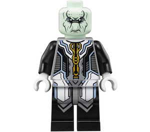 LEGO Ebony Maw met Licht Aqua Hoofd Minifiguur