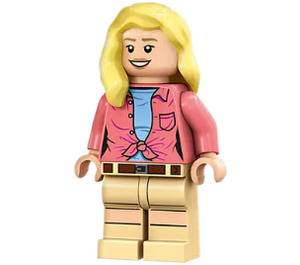 LEGO Ellie Sattler met Koraalkleurig Top Minifiguur