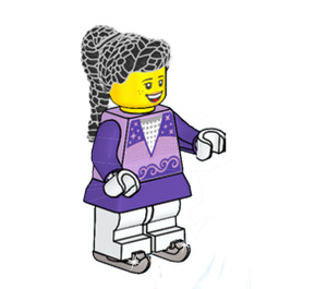 LEGO Vrouwelijk Ice-Skater Minifiguur