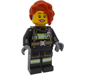 LEGO Brandweerman met Hearing Aid Minifiguur