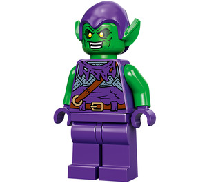 LEGO Groen Goblin met Fel groen Skin en Eenvoudig Benen Minifiguur