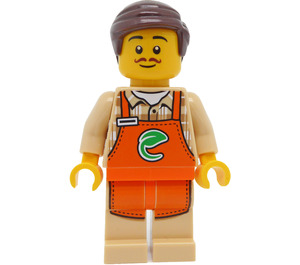 LEGO Grocer Minifiguur