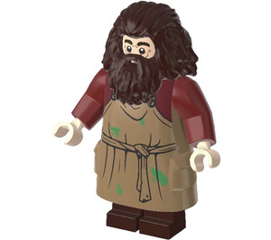 LEGO Hagrid met Donker zandbruin Apron Minifiguur