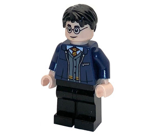 LEGO Harry Potter met Dark Blauw Jack en Zwart Benen met Gryffindor Cardigan Minifiguur