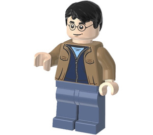 LEGO Harry Potter met Donker zandbruin Jack en Sand Blauw Benen Minifiguur