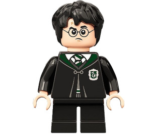 LEGO Harry Potter met Slytherin Robe Minifiguur