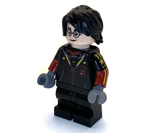 LEGO Harry Potter met Triwizard Uniform met Medium Benen en Grijs Handen Minifiguur