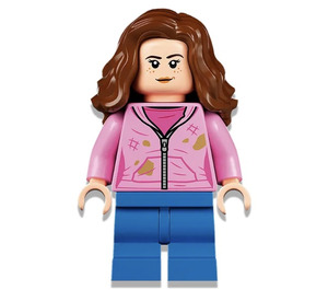 LEGO Hermione Granger met Bright Roze Jack met Stains (Smile / Angry) Minifiguur