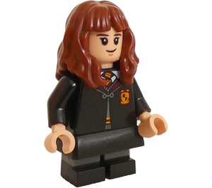 LEGO Hermione Granger met Gryffindor Robe Clasped en Rok (Smile / Scared) Minifiguur