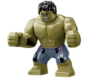 LEGO Hulk (Groot) met Sand Blauw Pants met Lavendel Panels Minifiguur