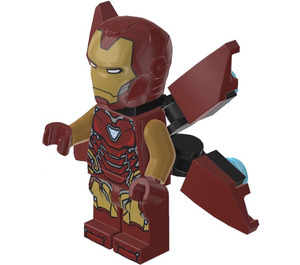 LEGO Iron Man Mark 85 Pantser met Vleugels Minifiguur