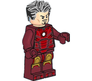 LEGO Iron Man met Mark 3 Pantser en Haar Minifiguur