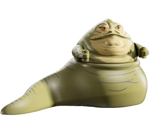 LEGO Jabba the Hutt met Olive Groen Skin en Grijs Wrinkles Minifiguur